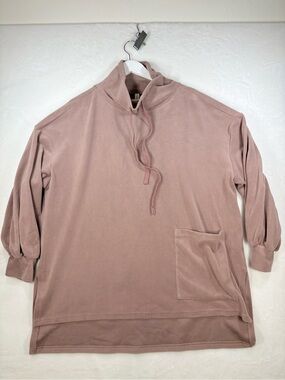 Nap Loungewear Plush Set Dusty Rose Pullover Pants Small